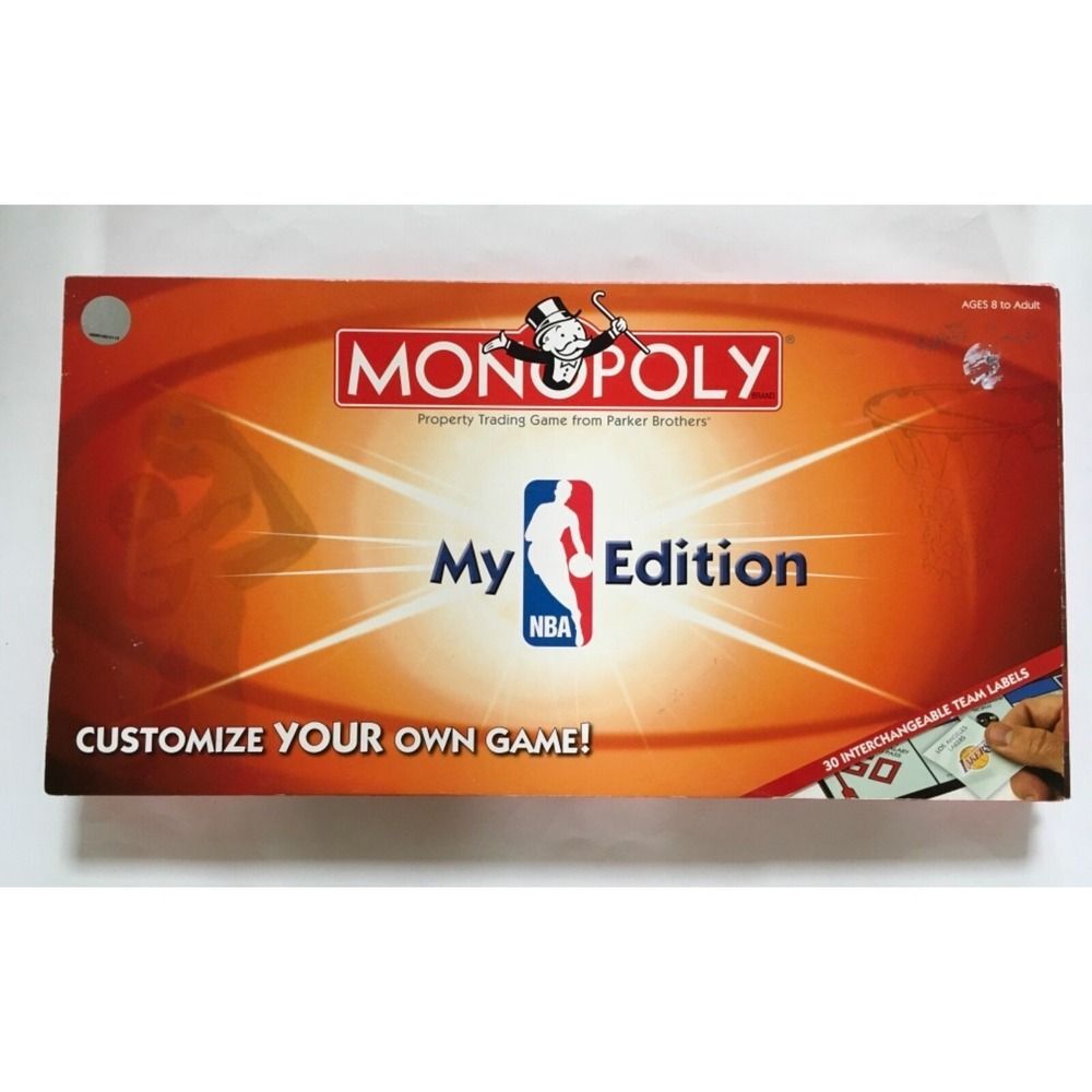 Monopoly My NBA Basketball Edition 2006 Customize Your Own Game! NEW AND SEALED